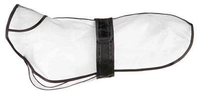 Trixie Regenjas Tarbes Transparant / Zwarte Stroken - 60 cm