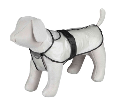 Trixie Regenjas Tarbes Transparant / Zwarte Stroken - 60 cm
