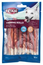 Trixie Denta Fun Duck Chewing Rolls - 80 g 12 cm