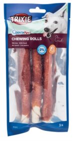 Trixie Denta Fun Duck Chewing Rolls - 140 g 17 cm