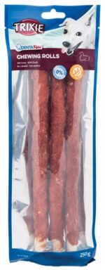 Trixie Denta Fun Duck Chewing Rolls - 28 cm 250 g