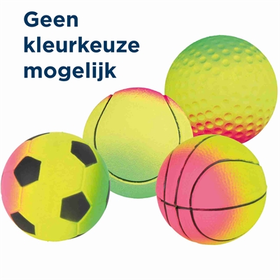 Trixie Schuimrubber Bal Assorti - 7 x 7 x 7 cm