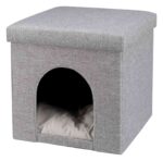 Trixie Poef Kattenmand Relax-Iglo Alois Grijs - 40 x 40 x 38 cm