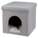 Trixie Poef Kattenmand Relax-Iglo Alois Grijs - 40 x 40 x 38 cm