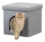 Trixie Poef Kattenmand Relax-Iglo Alois Grijs - 40 x 40 x 38 cm