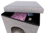 Trixie Poef Kattenmand Relax-Iglo Alois Grijs - 40 x 40 x 38 cm