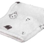 Trixie Deken Mimi Softpluche Lichtgrijs - 70 x 50 x 3 cm