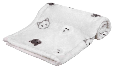 Trixie Deken Mimi Softpluche Lichtgrijs - 70 x 50 x 3 cm