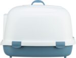 Trixie Kattenbak Primo Xxl Top Met Kap Blauw / Wit - 71 x 56 x 47 cm