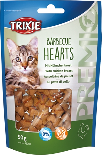 Trixie Premio Barbecue Hearts - 50 g