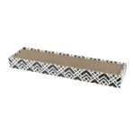 Trixie Krabkarton Scratchy Catnip Zwart / Wit - 48 x 13 x 5 cm