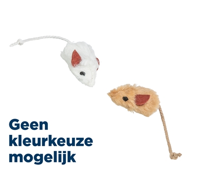 405083.jpg Trixie Set Muizen Met Catnip Kern Pluche - 5 cm 6 stuks
