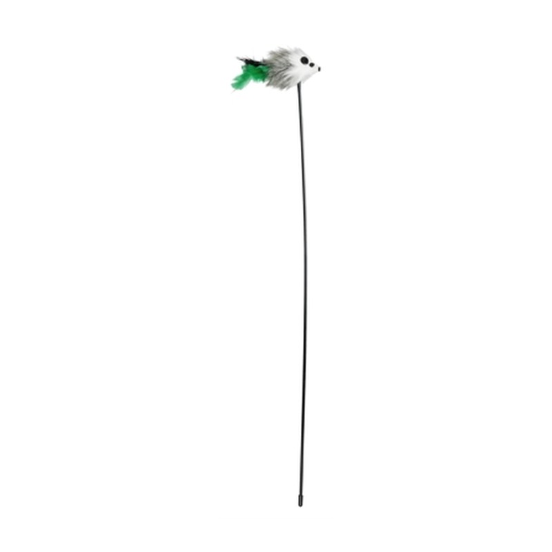 HuisdierXL VDM 405086 image derivative v1 Trixie Speelstaf Muis Kunststof / Pluche Met Catnip - 50 cm