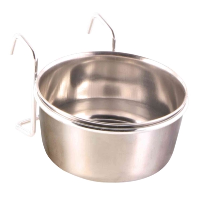 405230.jpg Trixie Voerbak Met Houder Om Op Te Hangen Rvs - 300 ml 9 cm
