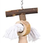 Trixie Speelgoed Schorshout En Touw Met Bal - 20 cm