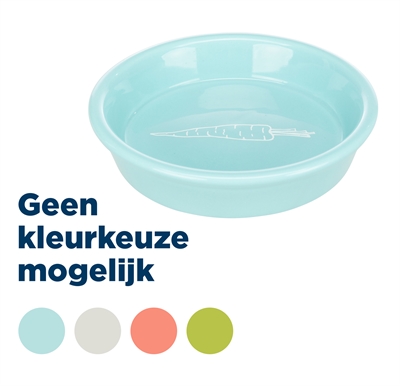 Trixie Voerbak Wortelmotief Keramiek Assorti - 14 cm 200 ml