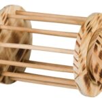 Trixie Hooiruif Met Deksel Hout Gevlamd - 15 x 15 x 19 cm