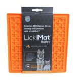 Lickimat Buddy Oranje - 20 x 20 cm