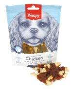 Wanpy Oven-Roasted Chicken Jerky / Calcium Bone Twists - 100 g