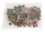 Trixie Denta Fun Veggie Bot Honingraat Assorti - 8,5 cm 60 stuks