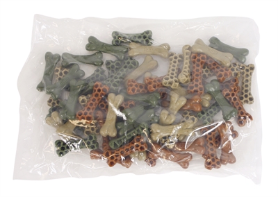 Trixie Denta Fun Veggie Bot Honingraat Assorti - 8,5 cm 60 stuks