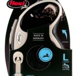 Flexi Rollijn New Comfort Tape Zwart - L 8 Mtr