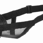 Trixie Muilkorf Polyester Met Gaas Inzet Zwart - L-Xl 24-34 cm