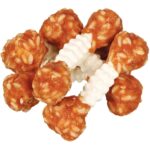 Trixie Denta Fun Chicken Chewing Dumbbells - 6 stuks 100 g