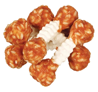 Trixie Denta Fun Chicken Chewing Dumbbells - 6 stuks 100 g
