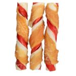 Trixie Denta Fun Barbecue Chicken Chewing Rolls - 12 cm 3 stuks 105 g