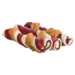 Trixie Denta Fun Barbecue Chicken Chewing Rolls - 12 cm 3 stuks 105 g