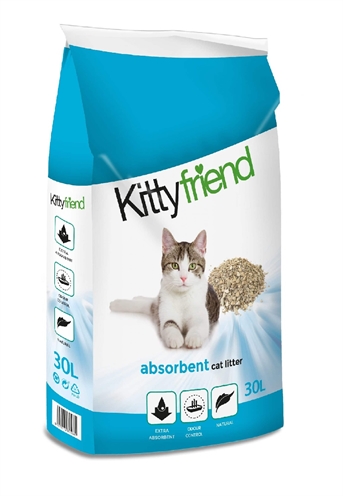 Kitty Friend Absorbents Kattenbakvulling - 30 l