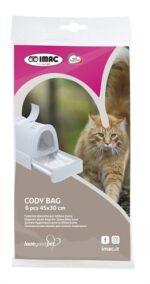 Imac Kattenbakzak Cody Voor Kattenbak Zuma / 50X36X10 Cm - 45 x 30 cm 6 stuks