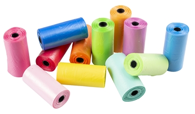 Poopi-Dog Poepzakjes Regenboog Kleuren - 12 x 15 stuks