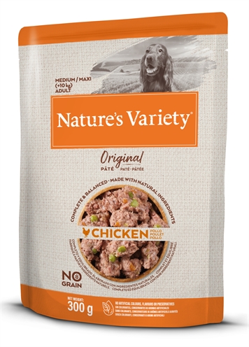 Natures Variety Original Adult Medium / Maxi Pouch Chicken No Grain - 300 g