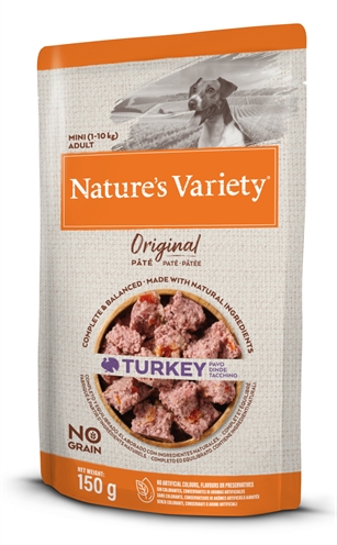 Natures Variety Original Mini Pouch Turkey - 8 x 150 g