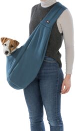 Trixie Draagtas Buikdrager Sling Blauw / Grijs - 22 x 20 x 60 cm