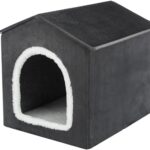 Trixie Hondenmand / Kattenmand Huis Livia Grijs / Wit - 50 x 50 x 54 cm