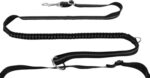Trixie Joggingriem Met Lijn Grijs / Zwart - 115-150 x 2 cm / 70-130 x 23 cm
