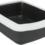 Trixie Kattenbak Classic Antraciet / Wit - 47 x 37 x 15 cm