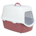 Trixie Kattenbak Vico Oudroze / Wit - 56 x 40 x 40 cm