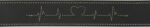 Trixie Halsband Hond Rustic Vetleer Heartbeat Zwart - 38-47 x 4 cm