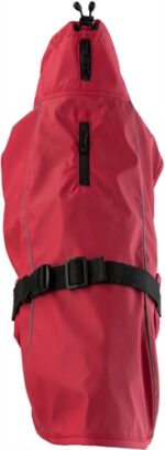 Trixie Regenjas Hond Vimy Rood - Rug 30 cm Buik 24-34 cm