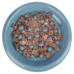 Trixie Voerbak Slow Feeding Keramiek Assorti - 18 cm 250 ml