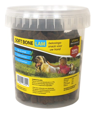 Utopia Diertotaal Soft Bones Lam - 450 g