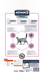 Advance Veterinary Diet Cat Urinary Sterilized Minder Calorieën - 2,5 kg
