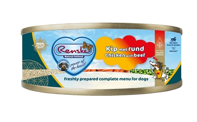 Renske Hond Vers Vlees Kip / Rund - 24 x 95 g