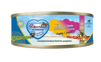 Renske Hond Pup/Junior Vers Vlees Kip / Lam - 24 x 95 g