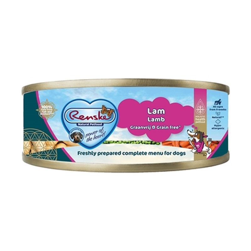 Renske Hond Vers Vlees Lam Graanvrij - 24 x 95 g