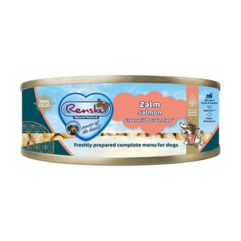 Renske Hond Vers Vlees Zalm Graanvrij - 24 x 95 g